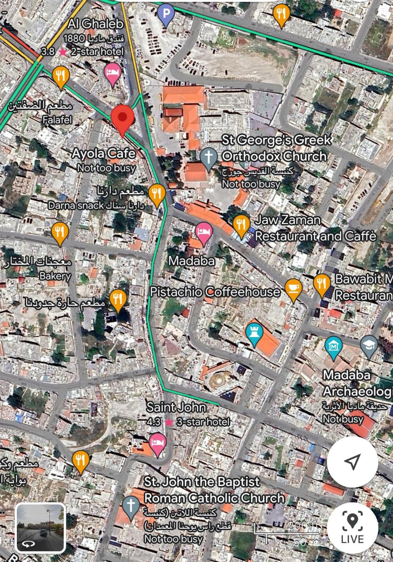 Downtown Inn Madaba Bagian luar foto